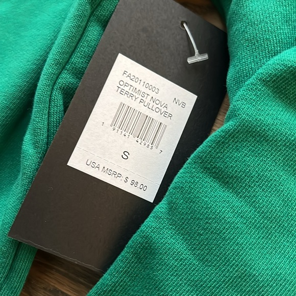 Spiritual Gangster green Eternal Optimist sweatshirt - NEW - Picture 4 of 4